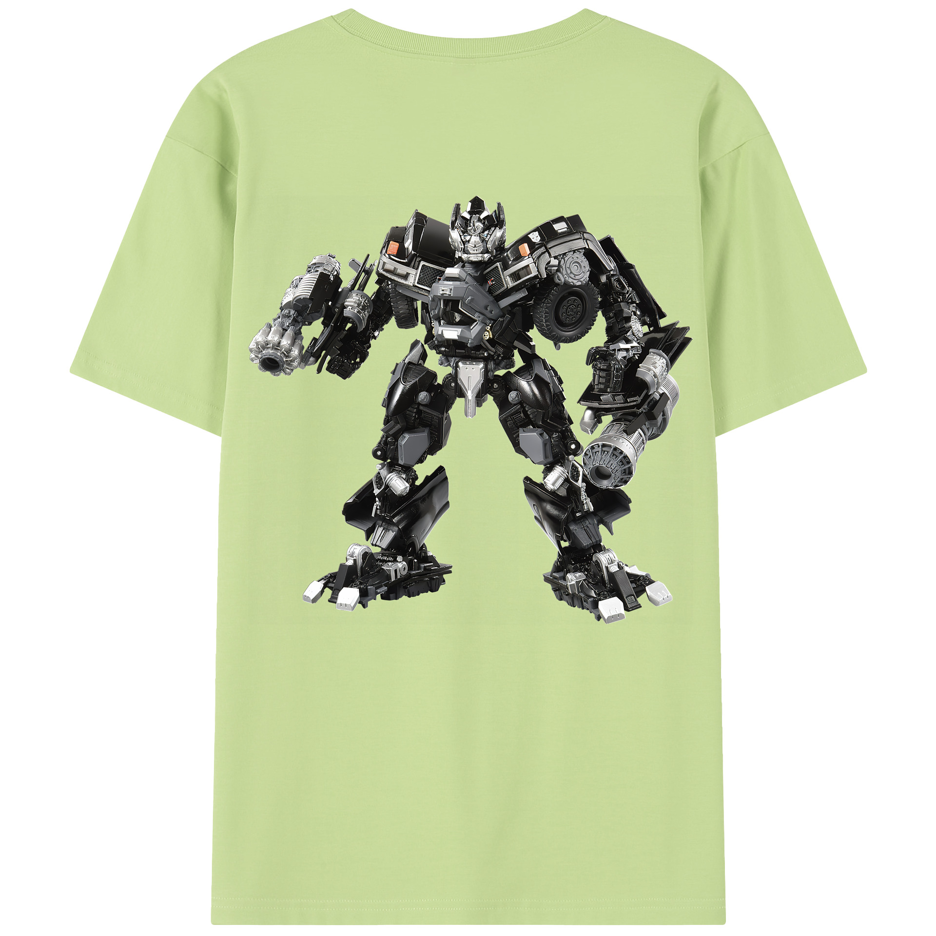 （画像用） Transformers トランスフォーマー 綿100％半袖Tシャツ（背面プリント）